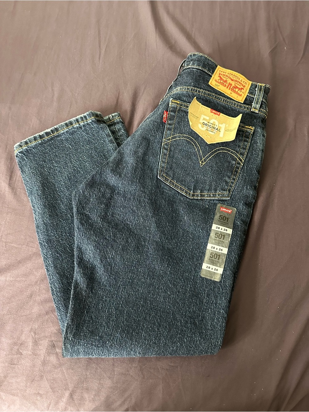 Levi's Men's Straight Jeans - Dark Wash Blue